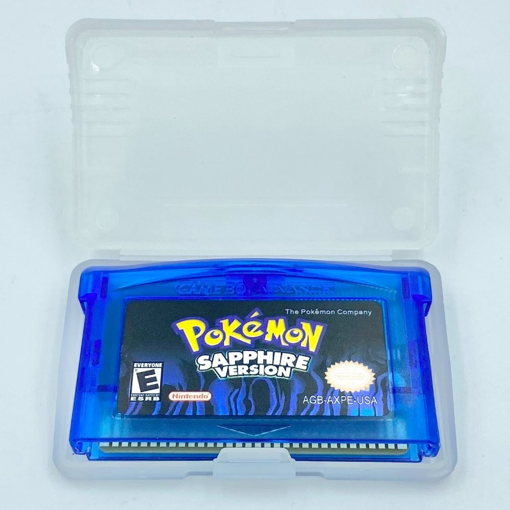 Pokemon Sapphire Version Gameboy Game (Reproduction)